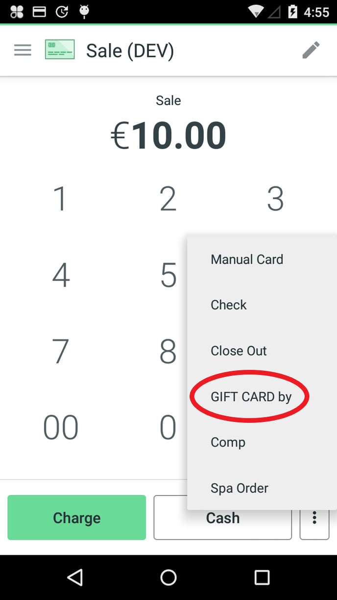 Send a Digital Gift Card on Clover Flex with Payments Plus